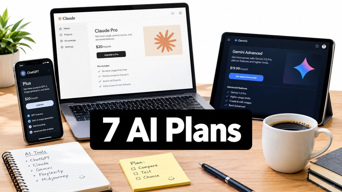 7 Best AI Subscription Services in 2026: Plans Compared