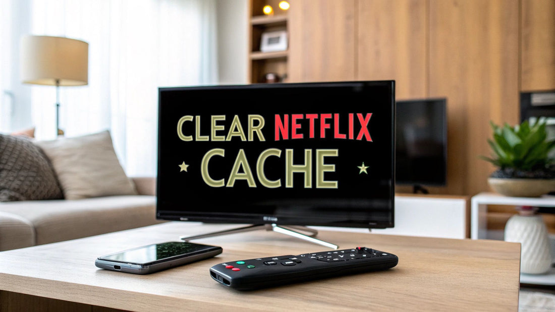 How to clear cache netflix: Fix Buffering & Boost Streaming