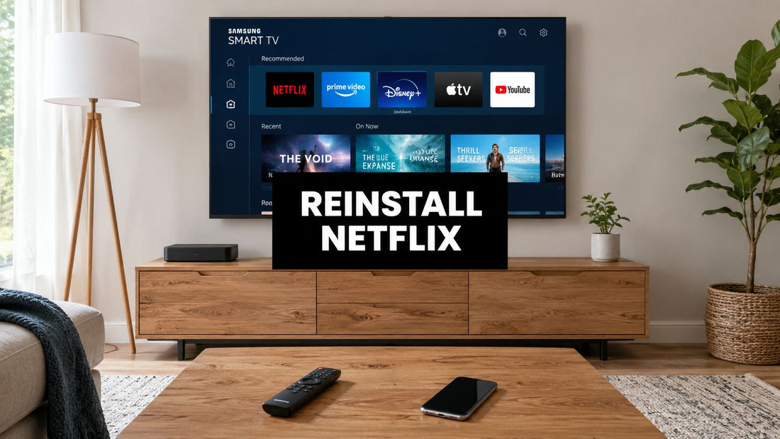How to Reinstall Netflix on Samsung Smart TV