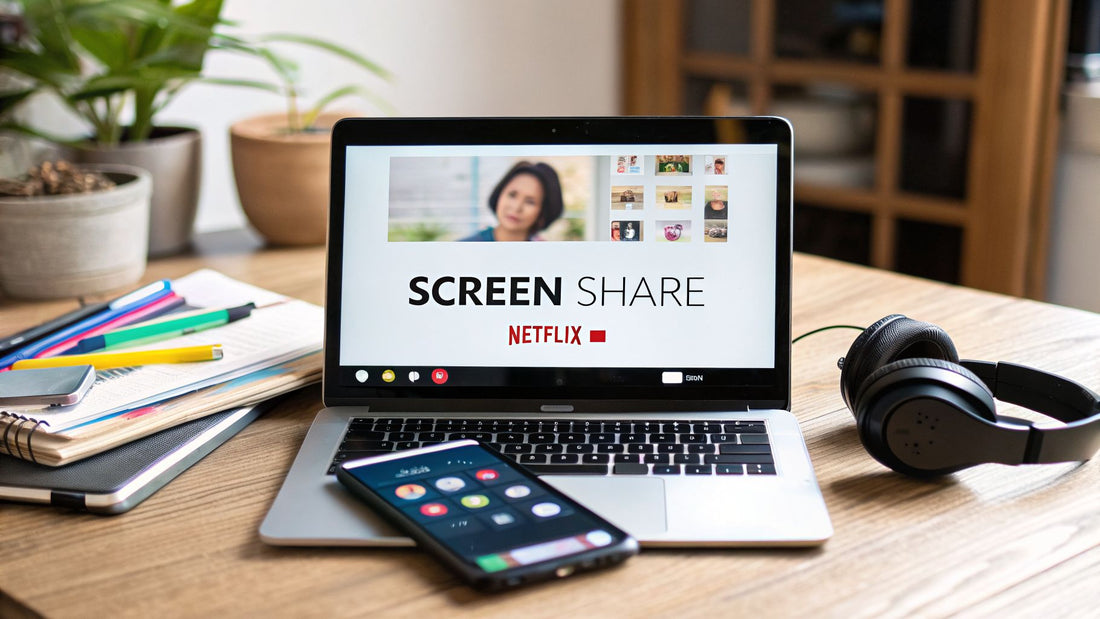 How to Screen Share Netflix Without the Black Screen in 2026